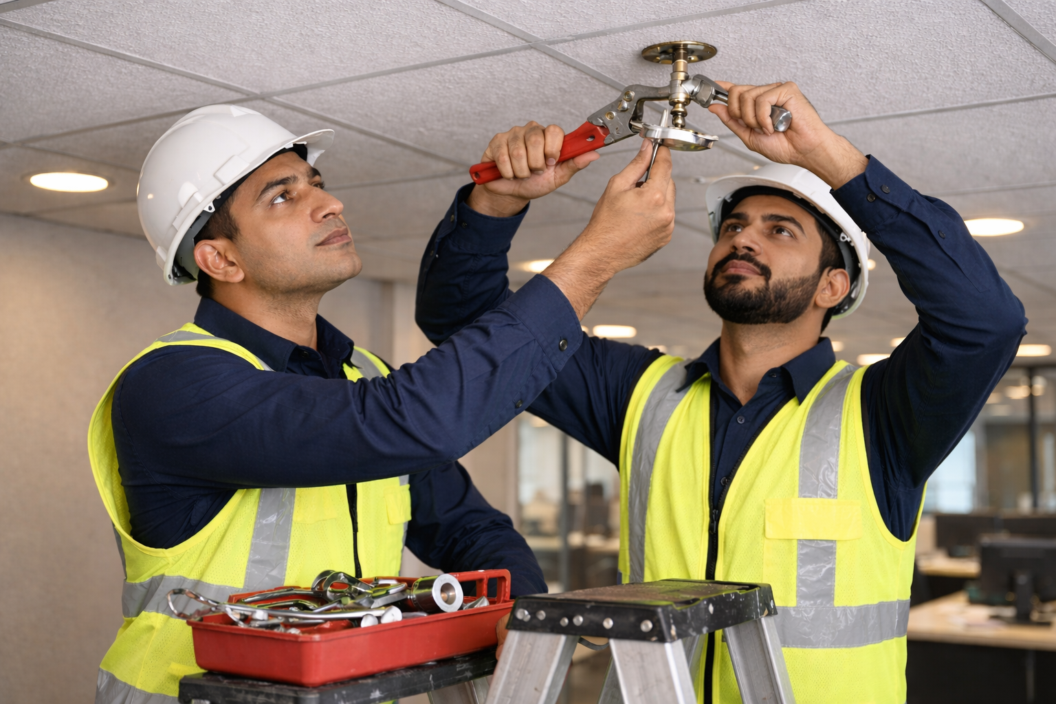 Sprinkler system installation